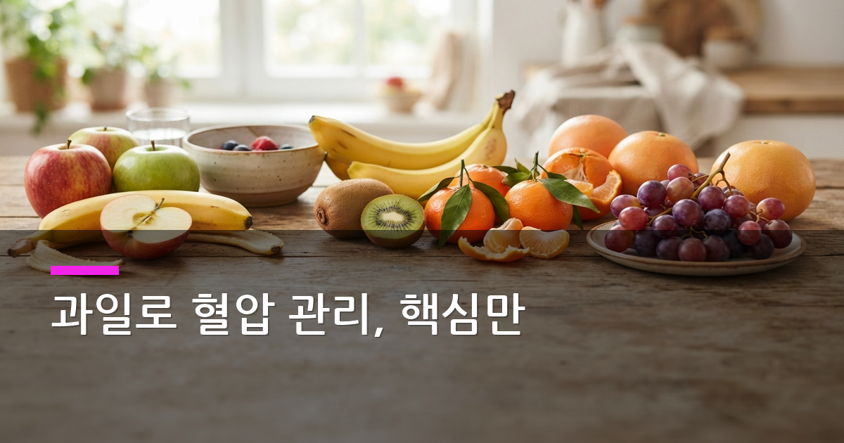 혈압 낮추는 데 도움 되는 과일, 사과·키위·감귤류·바나나·포도
