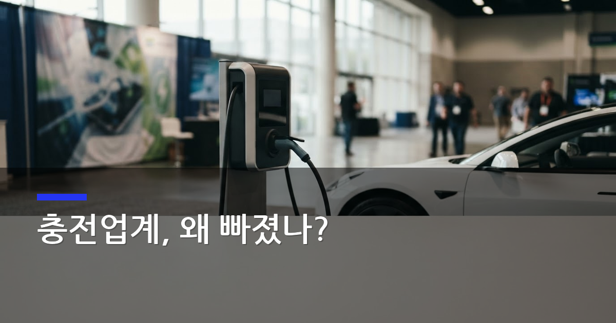 EV 전시회서 줄어든 충전사업자, 요금 묶인 이유