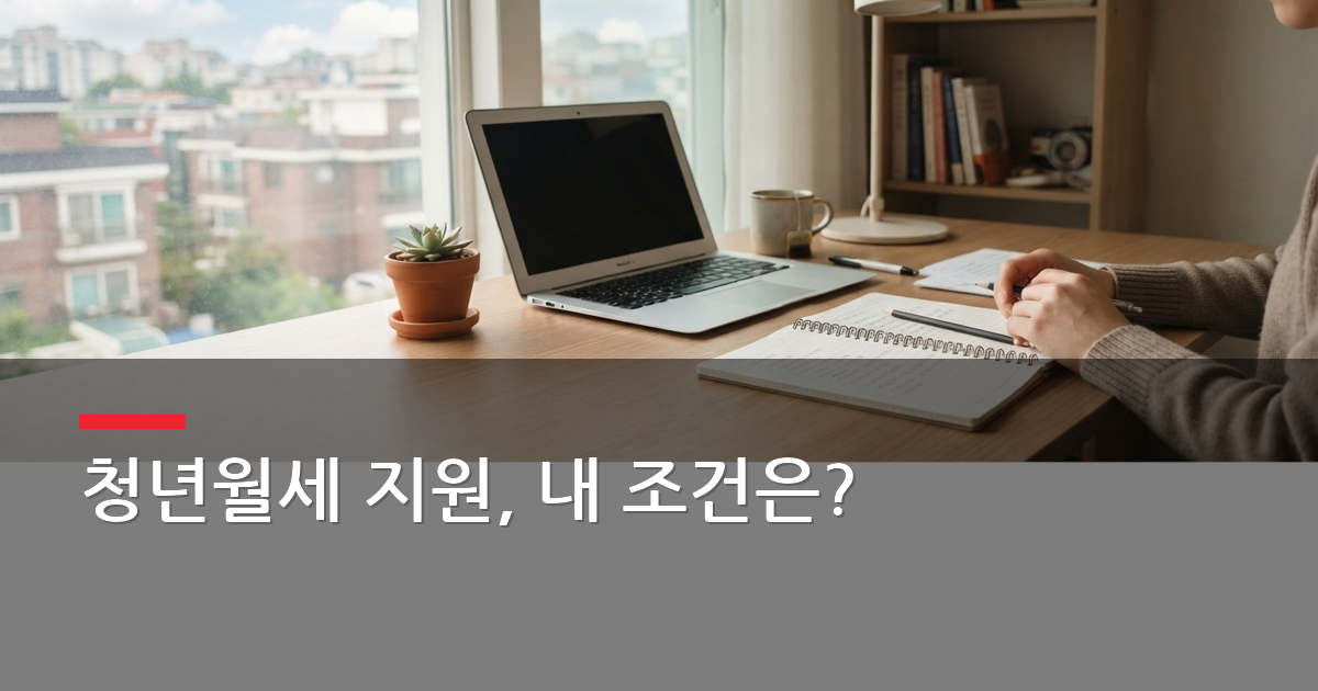 정부 지원금 신청, 청년월세 지원 자격과 24개월 조건 비교