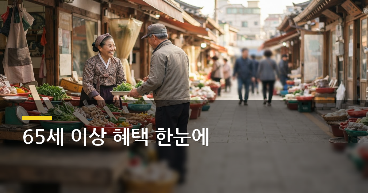서울 65세 이상 할인 혜택 총정리, 90곳 시니어 동행상점